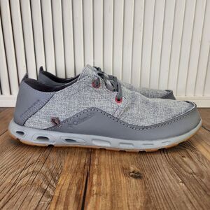 Columbia PFG Bahama Vent Boat Shoes Mens Sz 10.5 Gray Slip On Casual BM4606-033